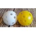 Kunststoffball, gelocht - gelb